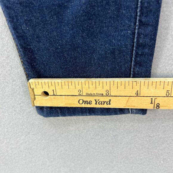 7 For All Mankind Jean Women's 25 (2) Dark Blue The High Waist Ankle Skinny - Picture 16 of 16